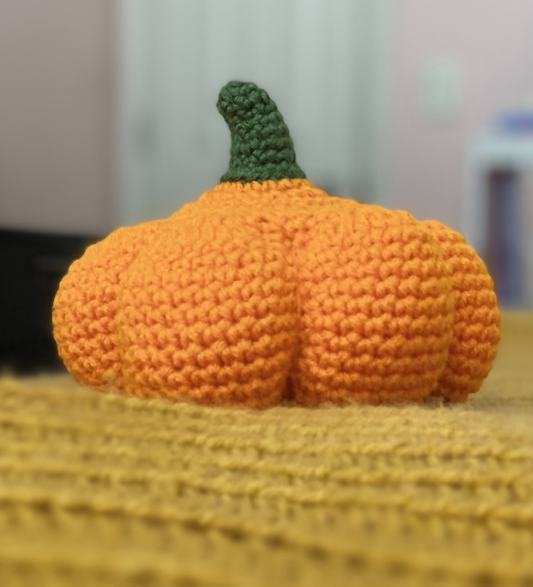 Crochet Pumpkin with Lid