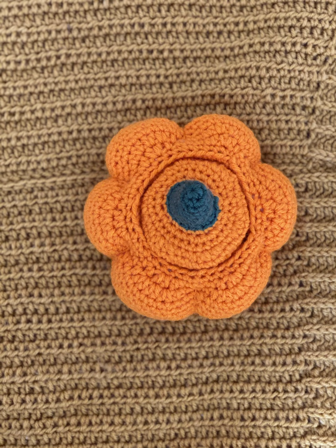 Crochet Pumpkin with Lid