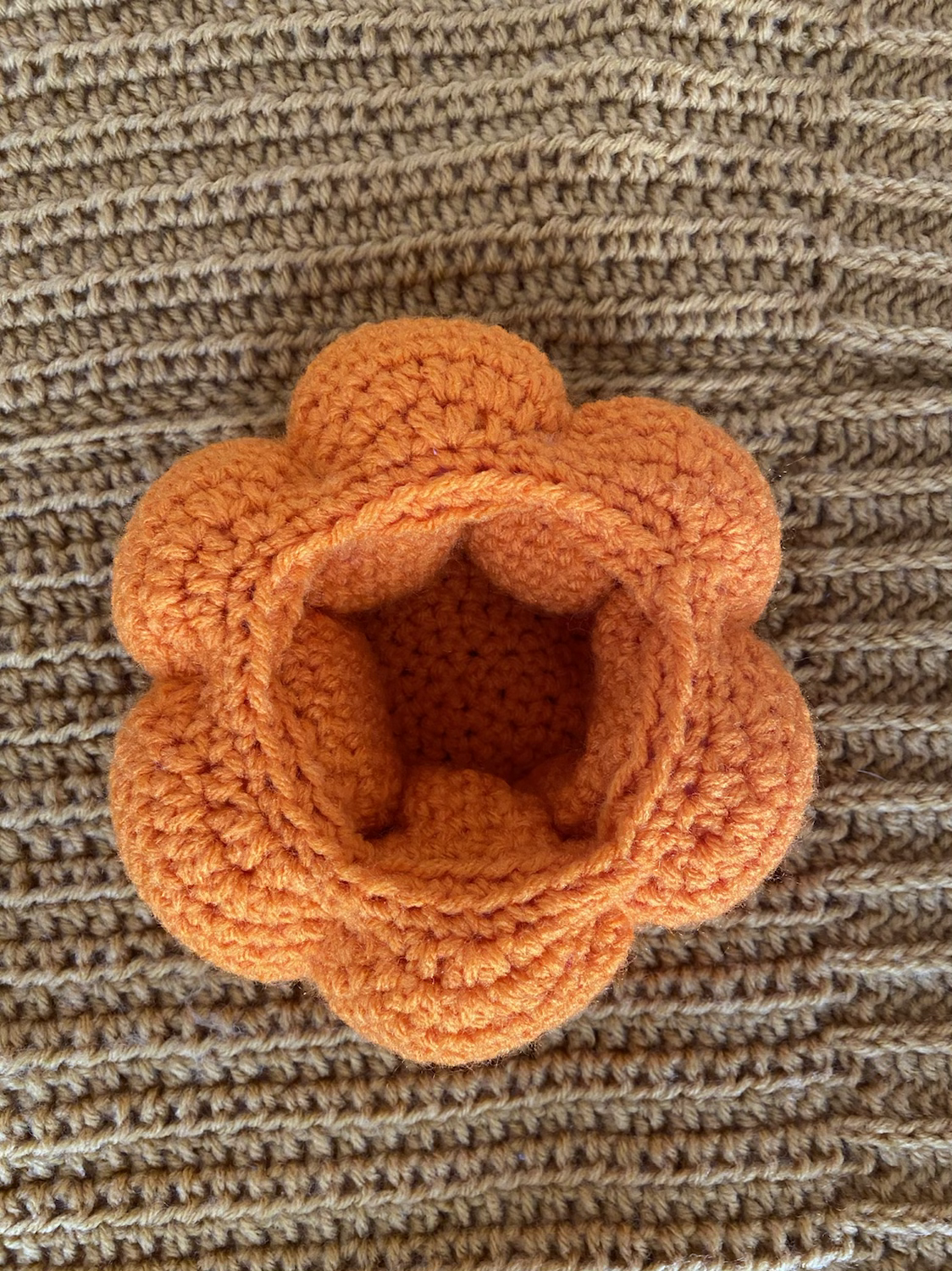 Crochet Pumpkin with Lid