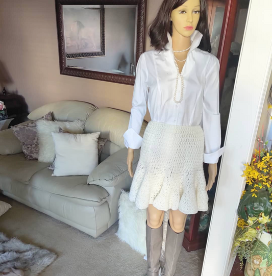 Ivory Bell Skirt