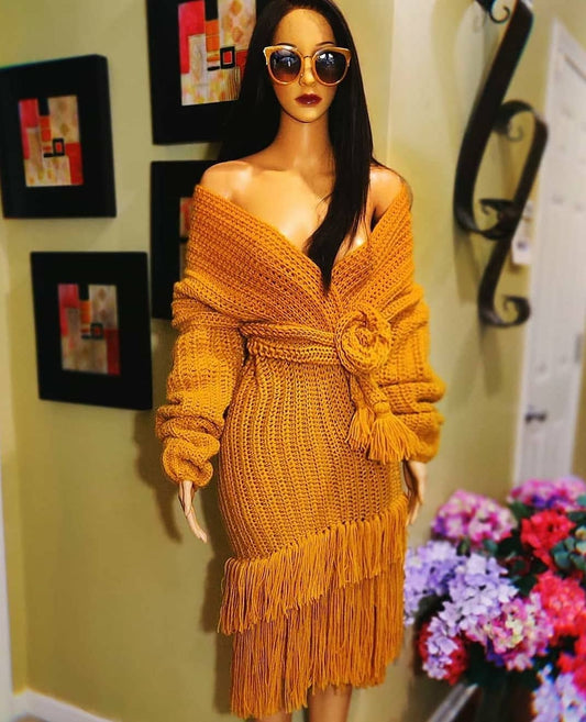 Maxine Fringe Coat