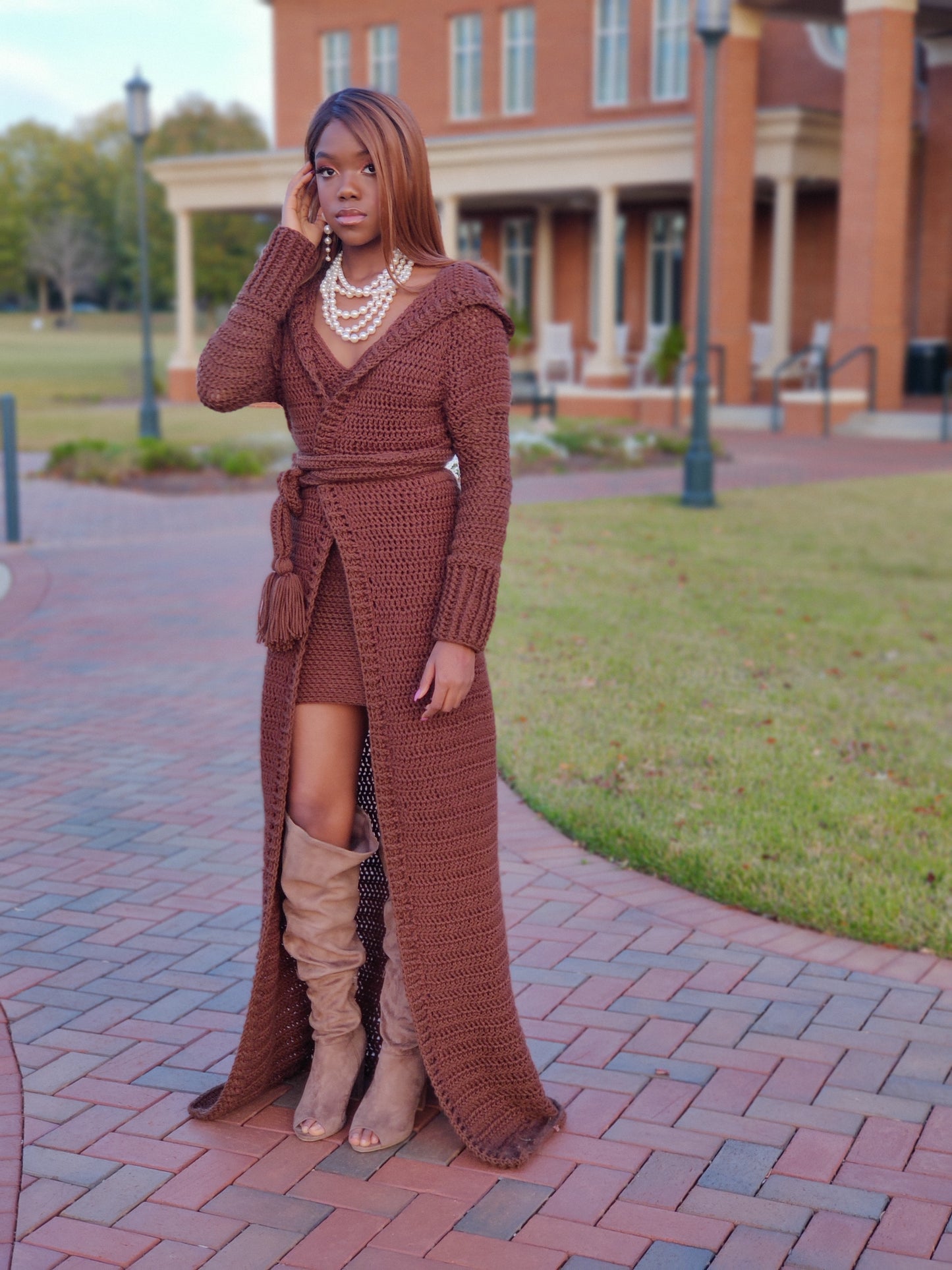 Hooded Maxi Jacket