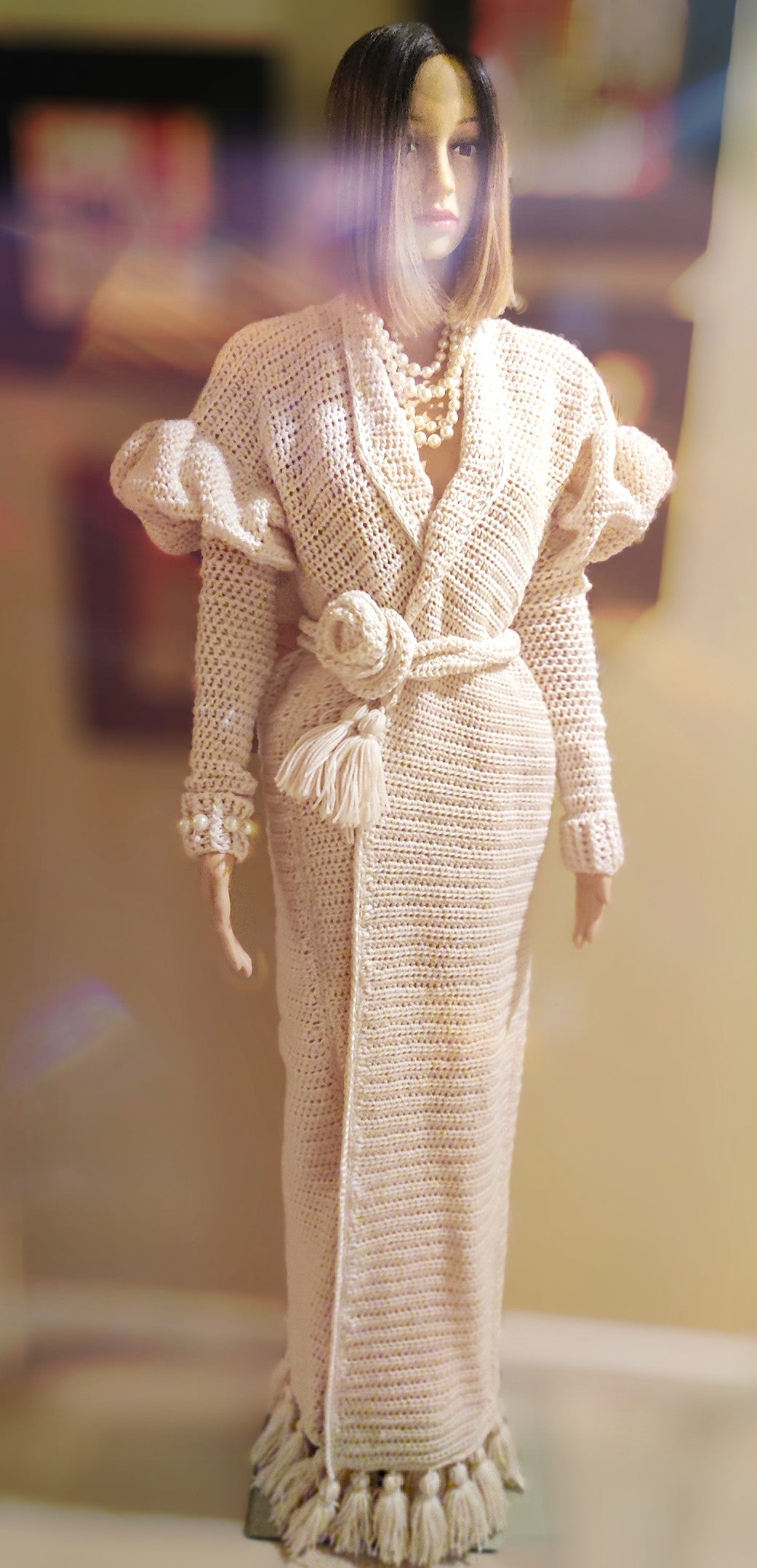 maxi dress with coat Alphonso Maxi Dress Coat – Angel Love Crochet & Company